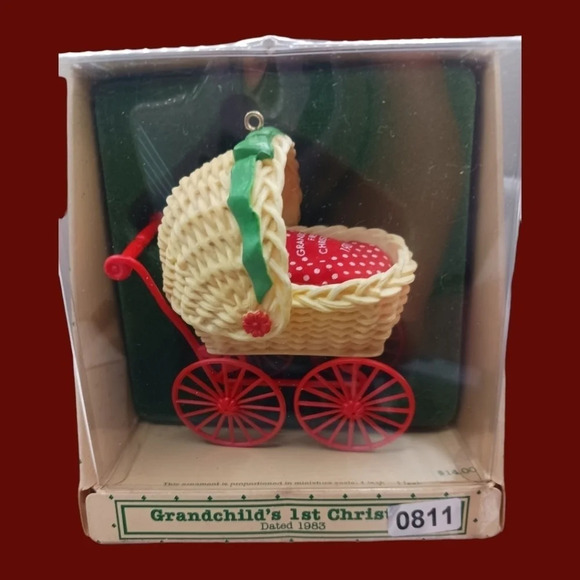 Hallmark grandchild first christmas ornaments set of 2 - Picture 3 of 5